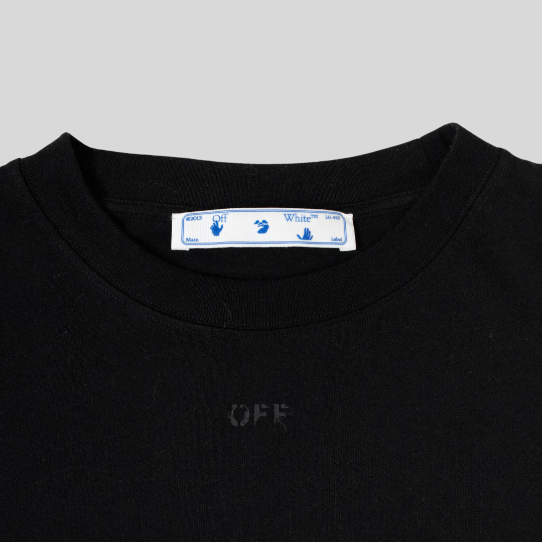 Camiseta off white basica sale