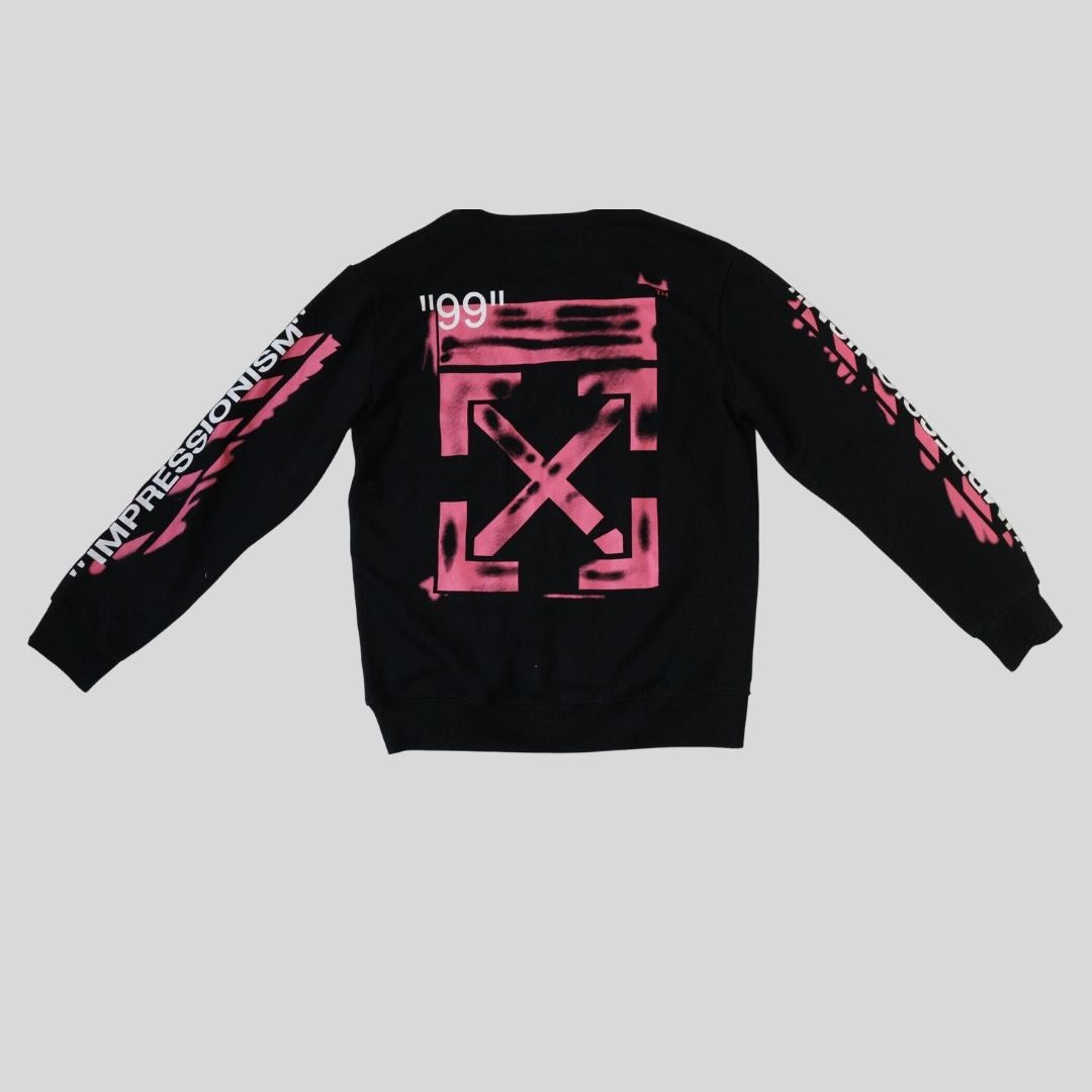 Off cheap white sudadera