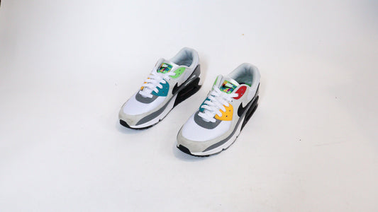 NIKE AIR MAX 90 Mod. Peace &amp; Love Swoosh/ 9.5 USA